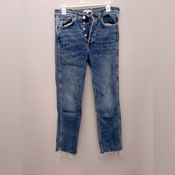 RE/DONE 50s Cigarette Pant in Retro Stone Size 29 Revolve French Girl Style - Picture 2 of 7